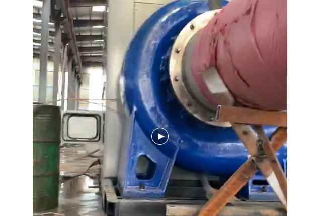沈阳俊良汽车维修与保养有限公司流量5100立方大型柴油机混流泵机组测试中